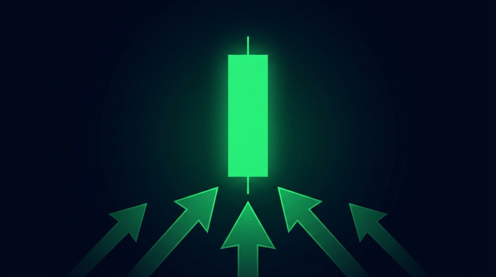 Bullish marubozu candle psychology