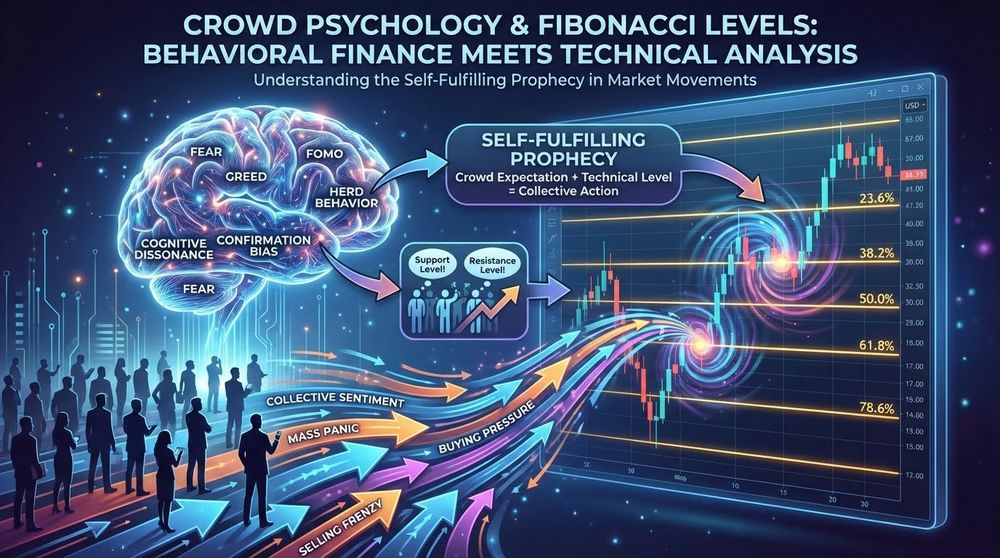 How Mass Psychology Makes Fibonacci Levels Effective Market psychology and Fibonacci levels - collective trader behavior