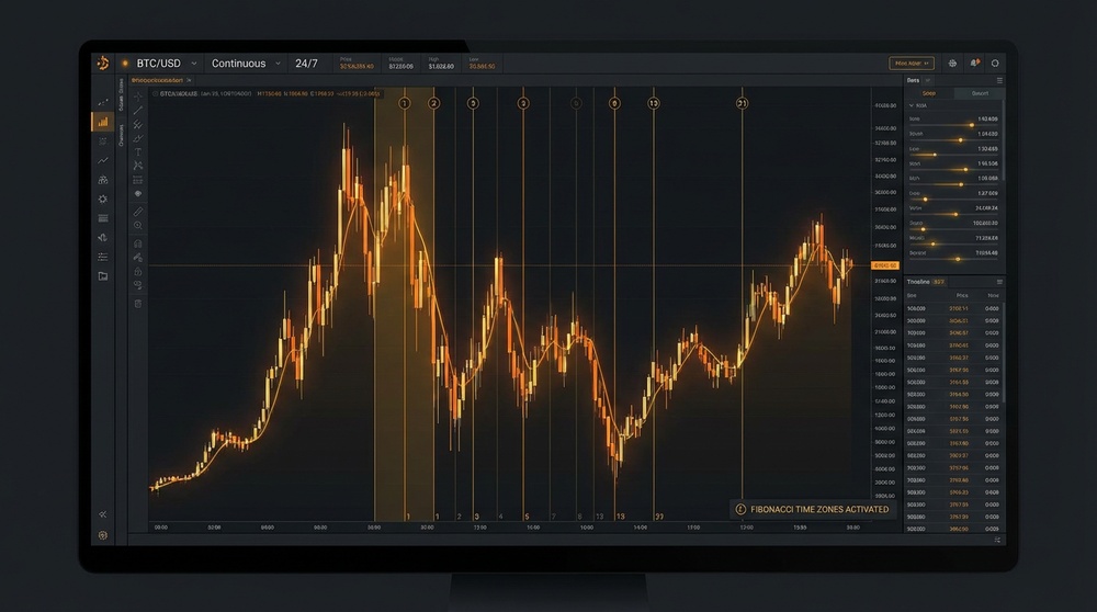 Application of Fibonacci Time Zones in the cryptocurrency market — features and examples