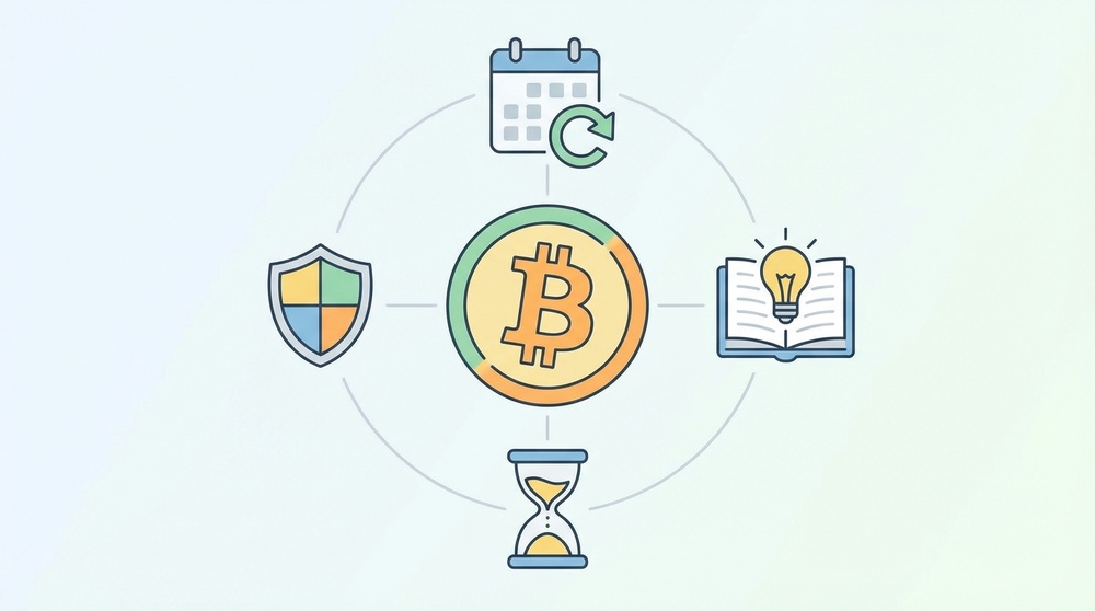 Infografik mit Tipps zur Halving-Vorbereitung für Investoren