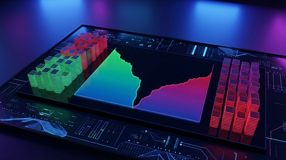 Bitfinex trading interface with charts and order book