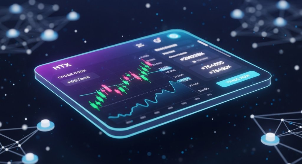 HTX Exchange - Main Trading Dashboard
