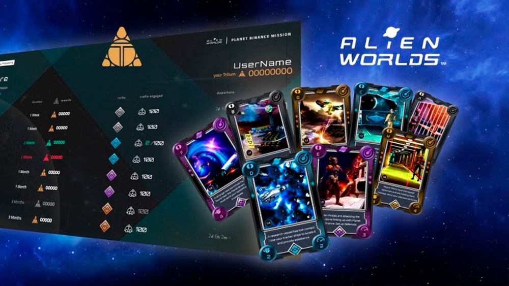Alien Worlds NFT cards collection