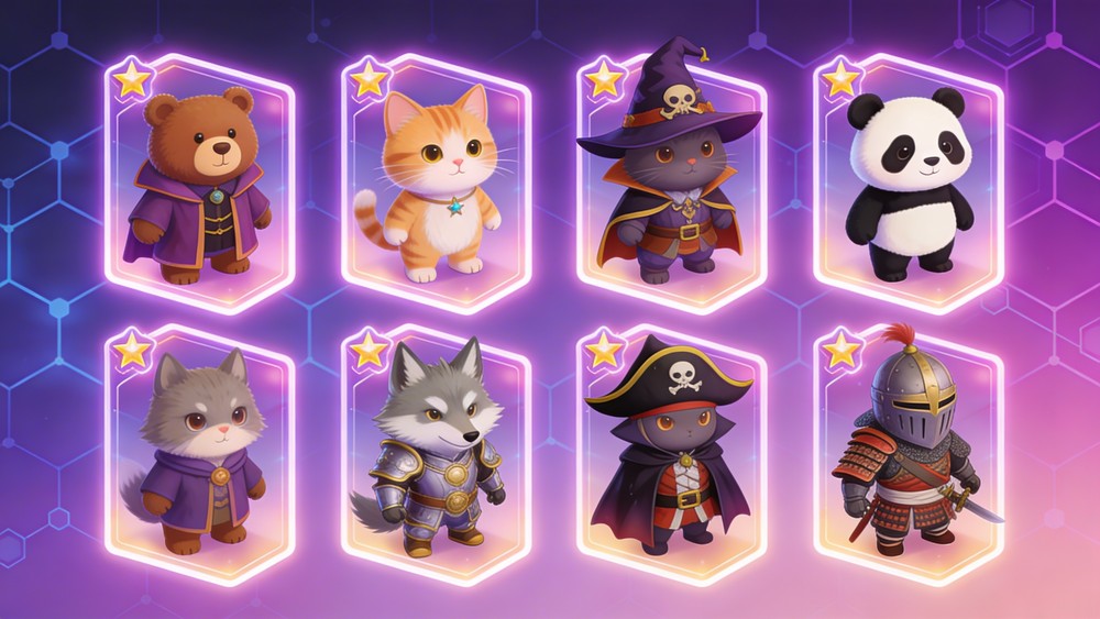 Colección de personajes NFT en Blockchain Cuties Universe