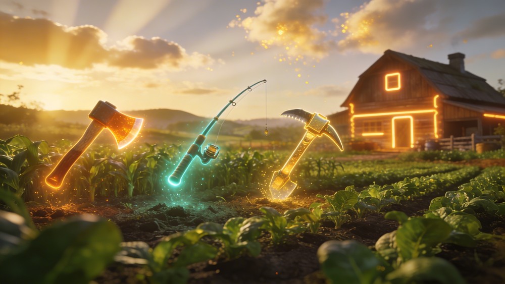 Farmers World NFT farming game on WAX blockchain, earn FWW, FWG, FWF tokens