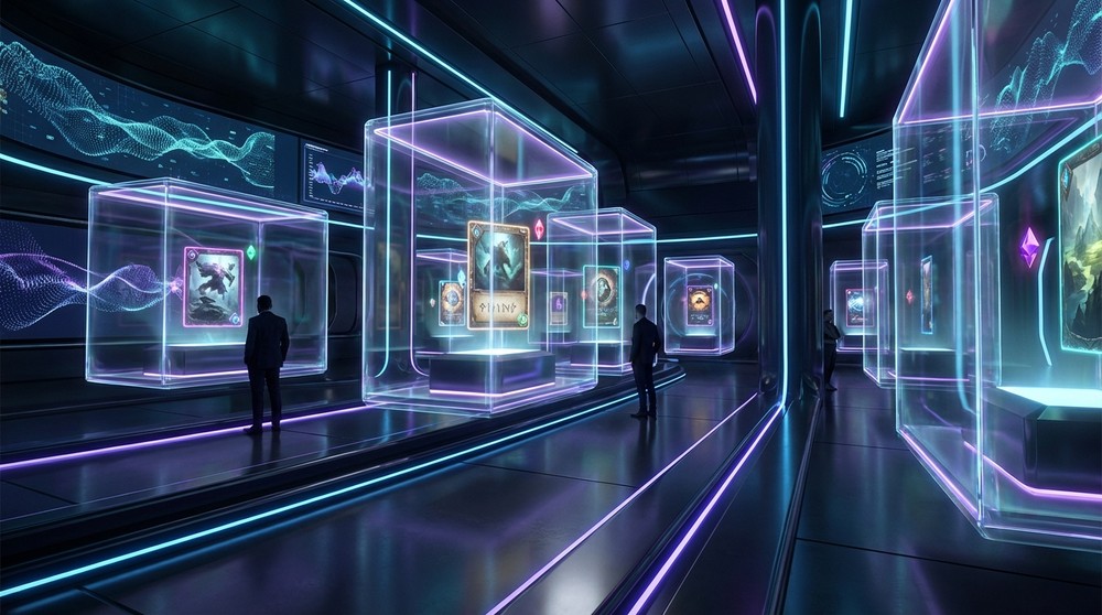 Gods Unchained NFT card marketplace trading interface