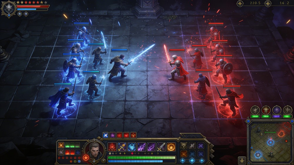 MetaBlaze Tactical Combat Interface Screenshot