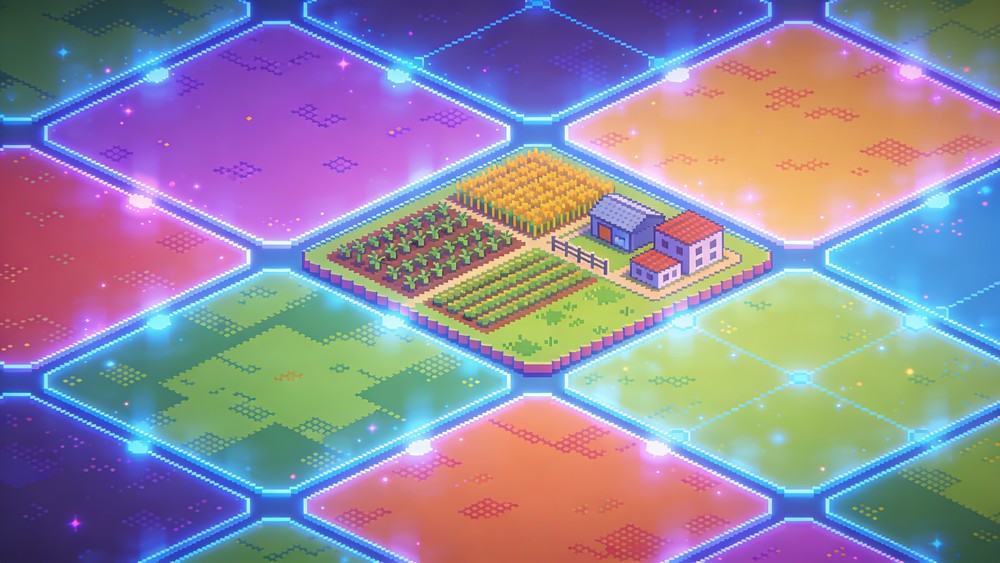 NFT land in Pixels — blockchain land ownership on Ronin