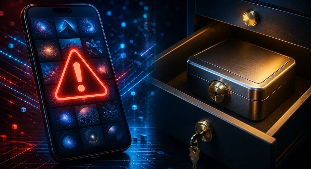 Risk of seed phrase compromise when stored digitally