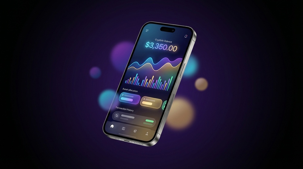 Interfaz de la app móvil de Bitget Wallet - Gestión de criptomonedas