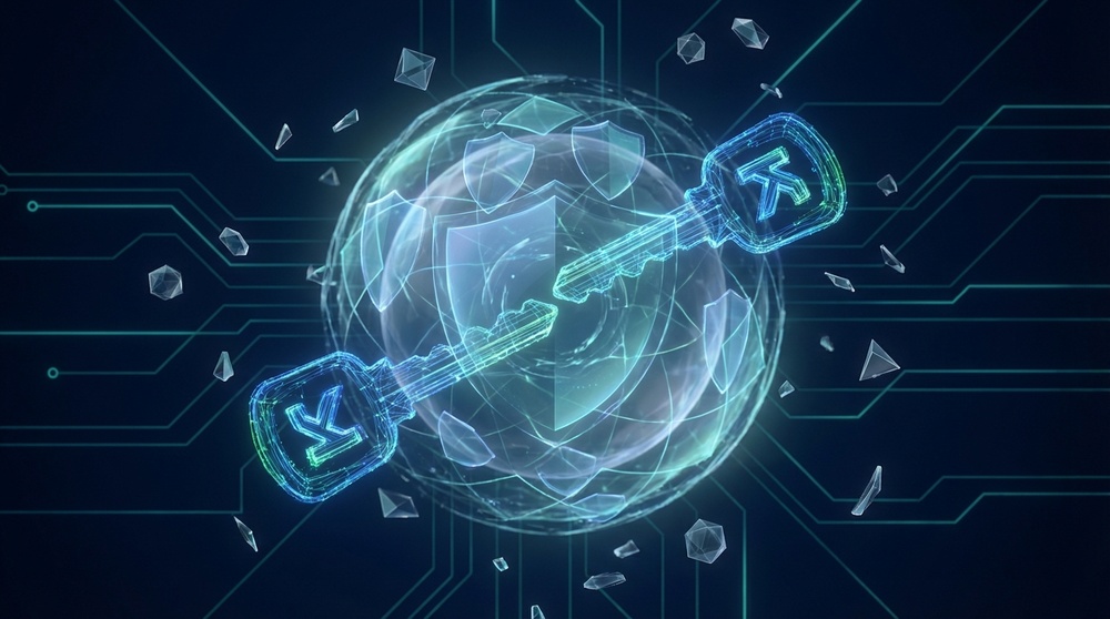 MPC technology diagram for ZenGo keyless security