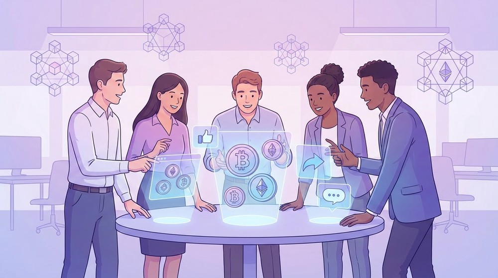 Crypto project ambassador promoting community growth