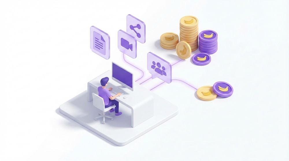 Crypto ambassador workflow diagram showing tasks and rewards