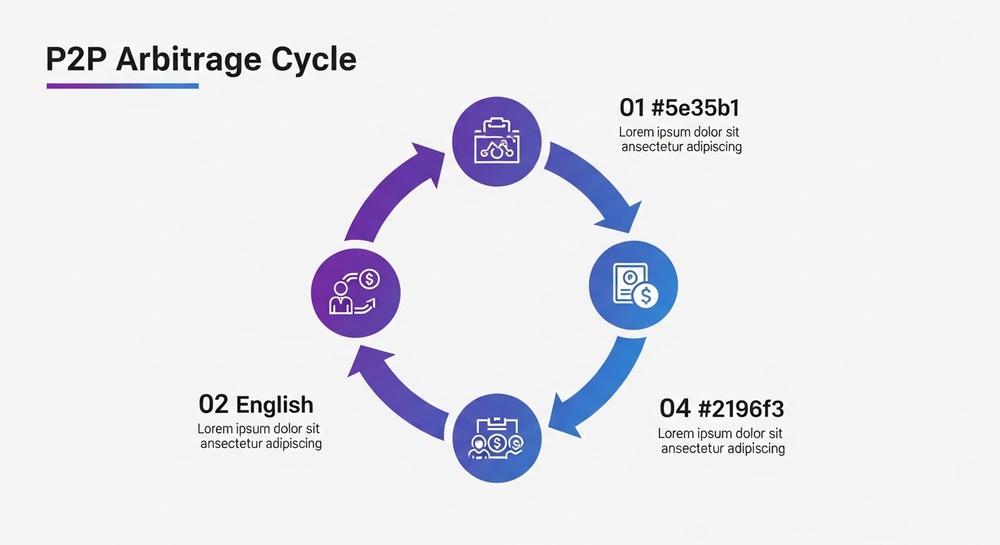 P2P arbitrage trading scheme diagram