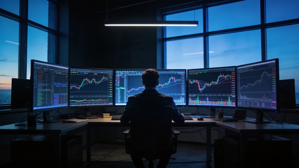 Chart showing pre-market futures trading strategy