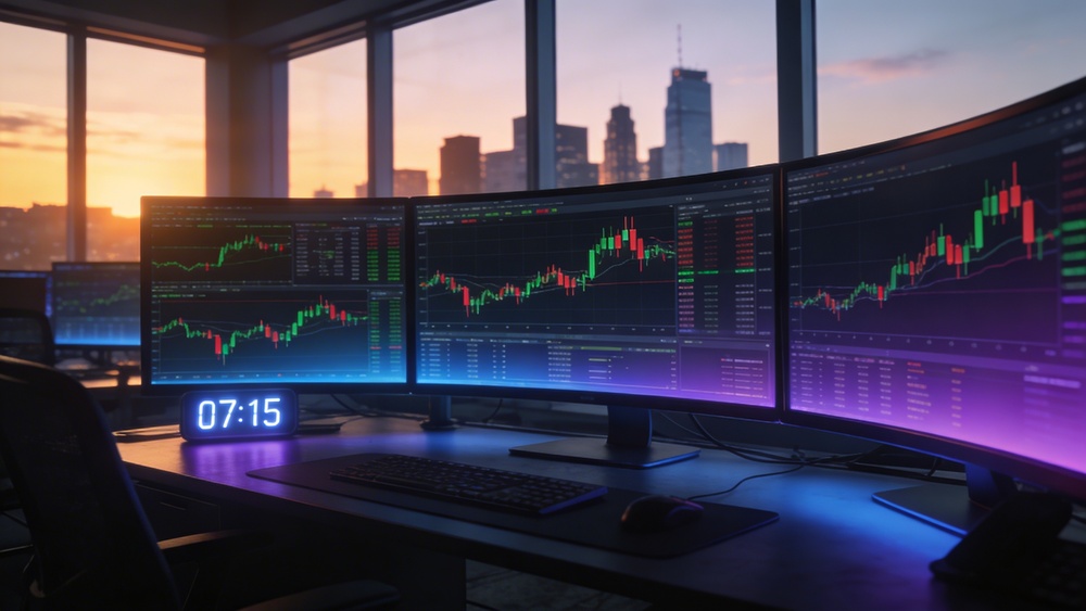 Diagram illustrating pre-market trading session mechanics