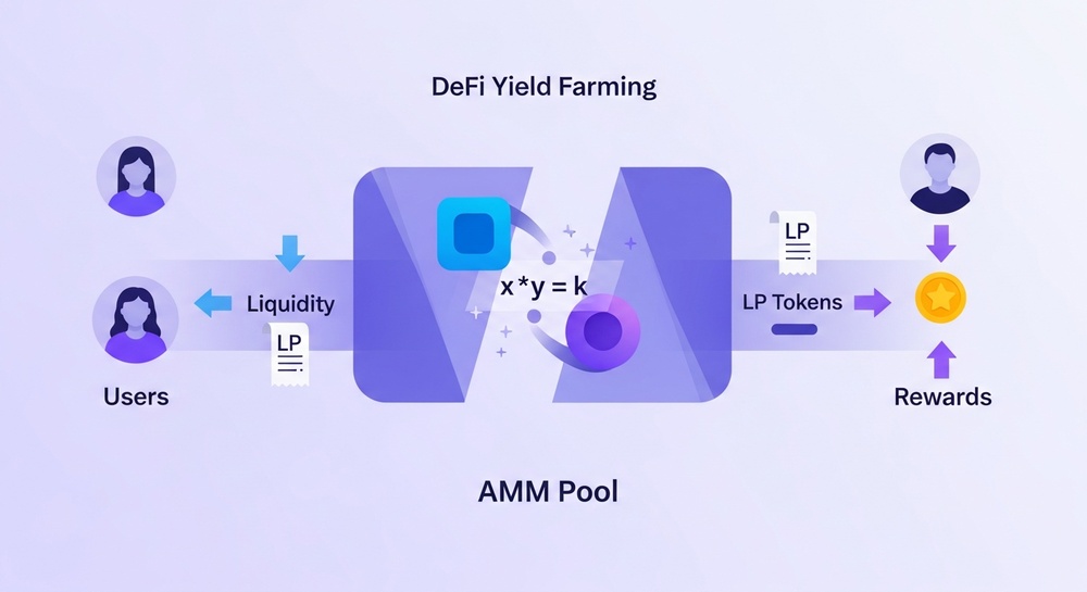 Механика работы Yield Farming